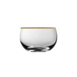 Bits Gold Rim glass tumbler with gold rim cl 30