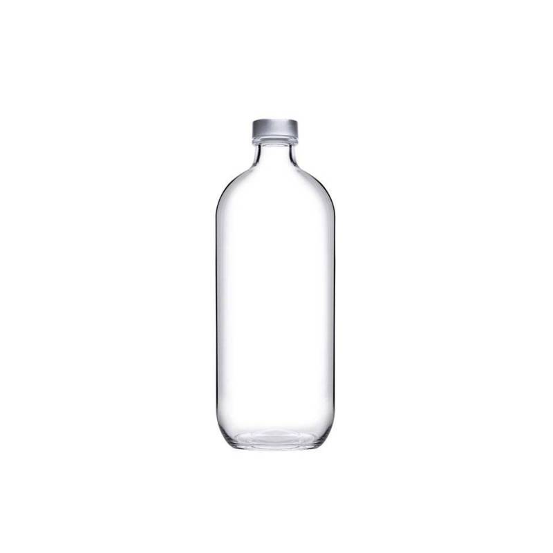 Ikonische Pasabahce Flasche mit Glasstopfen lt 1.1