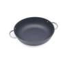 Saucepan 2 handles Blackplus Risolì nonstick aluminum for induction cm 32