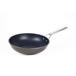 Blackplus Risolì high one-handled nonstick aluminum frying pan for induction cm 28