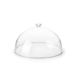 Transparent pmma round dome cm 28.5x16