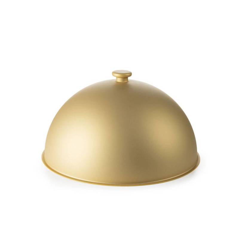 Cupola tonda in pmma oro cm 28,5x16