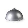 Silver pmma round dome cm 28.5x16