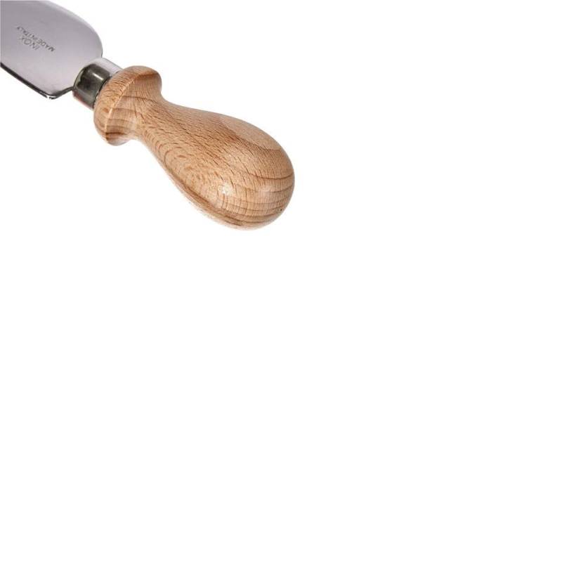 Steel cheese knife with wooden handle cm 16,3