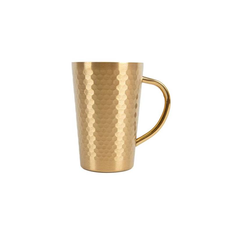 Artinox golden stainless steel mug cup cl 35