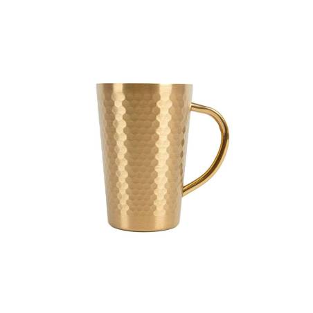 Artinox golden stainless steel mug cup cl 35