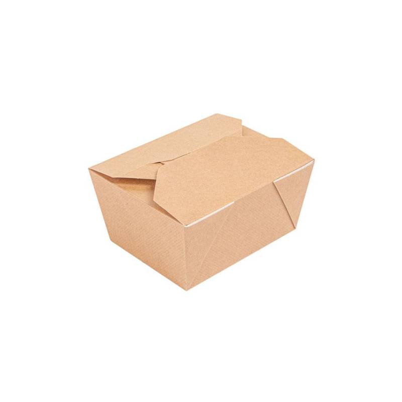 Contenitore americano The Pack in carta kraft cm 11,3x9x6,3