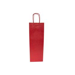 Bordeaux paper bottle carrier bags cm 14x8x40