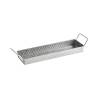 Vassoio rettangolare Snack Lattice con manici in acciaio inox cm 31,4x10x3,5