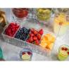 Chiller condiment holder 4 plastic trays