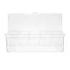 Chiller condiment holder 5 plastic trays