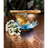 Bicchiere martini Lotus Flower blu cl 28