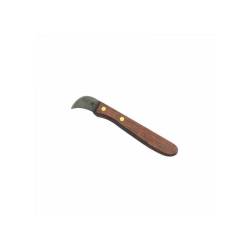 Coltello taglia castagne in acciaio inox e legno cm 14