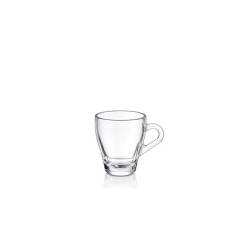 Ischia coffee/moroccan mug in glass cl 12.5