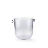 Diamond wine bucket in transparent satin san cm 20