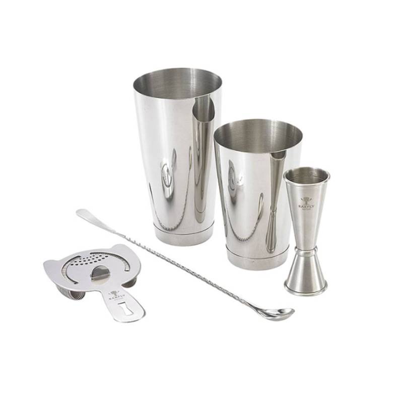 Set barman 4 pezzi Barfly in acciaio inox