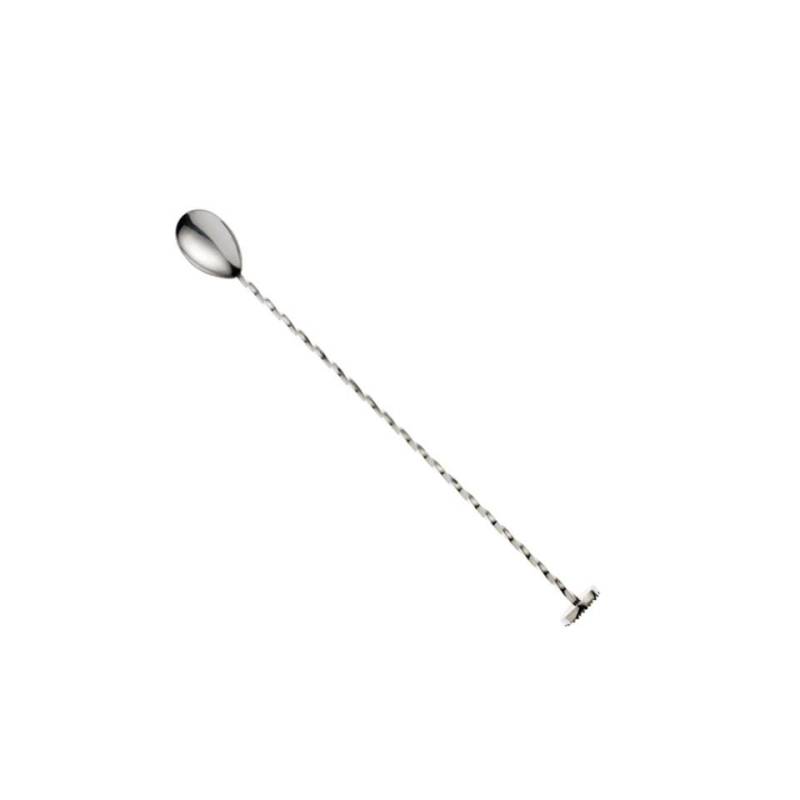 Bar spoon con pestello Barfly in acciaio inox cm 30