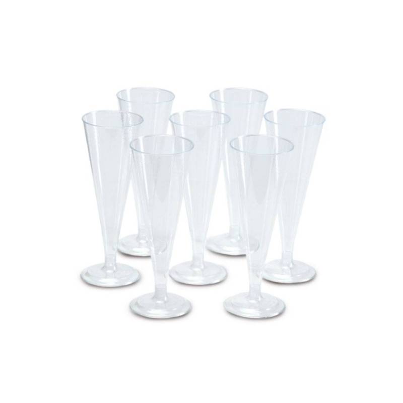 Disposable polystyrene champagne flute cl 12