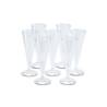 Disposable polystyrene champagne flute cl 12