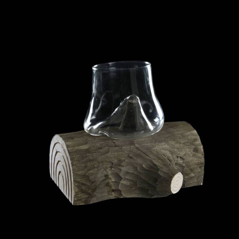 Holzkoffer 100% Chefglas und Holz cl 35