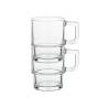 Hill Pasabahce stackable milk glass cl 32