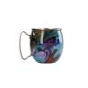 Steel moscow mule mug with multicolor flamingo decoration cl 45