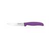 Supra Sanelli Ambrogio steel serrated table knife with purple handle cm 11