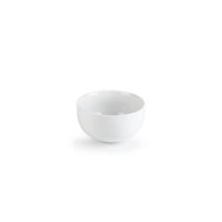 White porcelain round cup cm 12