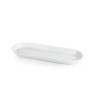 White porcelain oval tray 30x10.8 cm