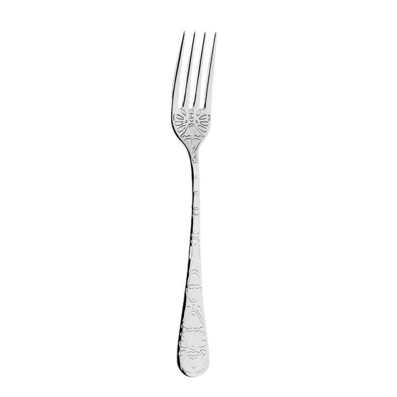 Tattoo table fork stainless steel 20 cm