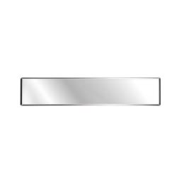 Stainless steel rectangular pastry/bar tray 50x10 cm