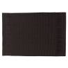 Color Style placemat in pvc and pet brown 2 strips cm 30x45