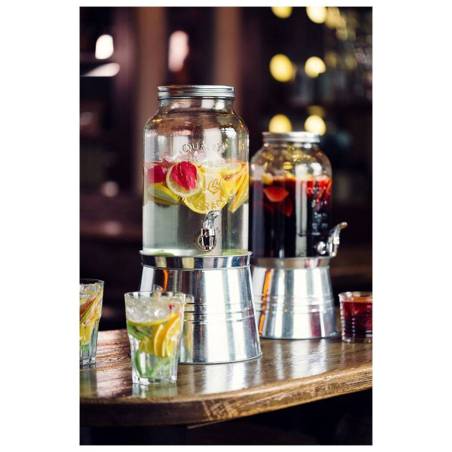 Big Jar drink dispenser with tap, cooler and stand lt 6