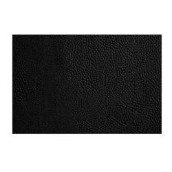 Monaco rectangular placemat in black synthetic leather 30x45 cm