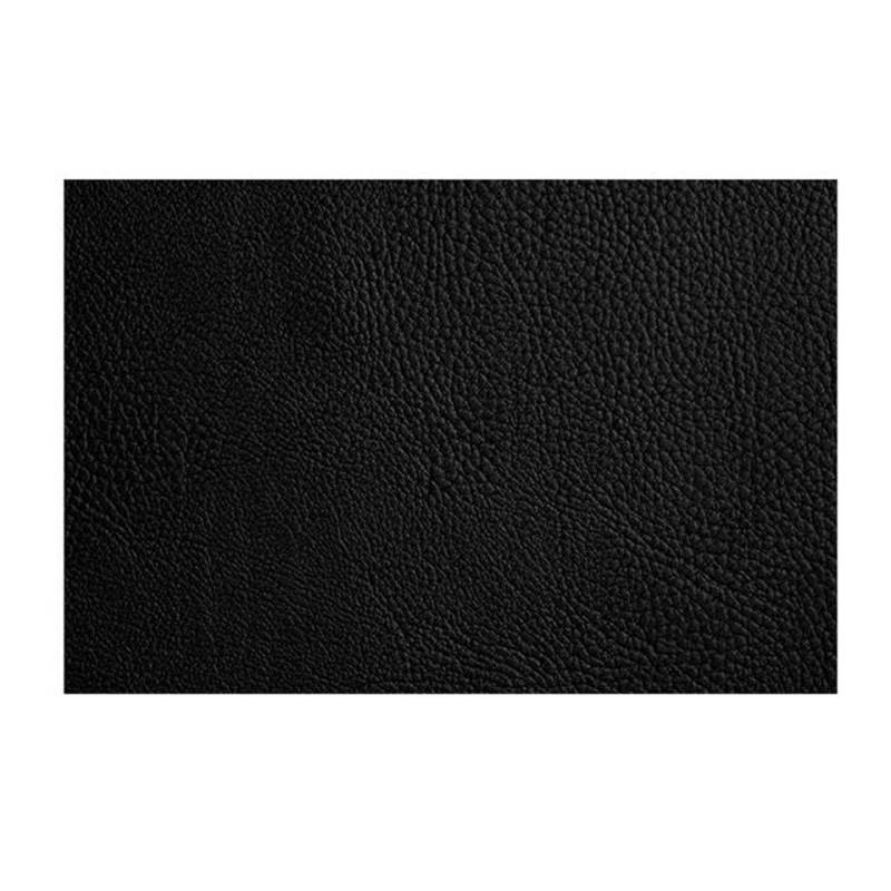 Monaco rectangular placemat in black synthetic leather 30x45 cm