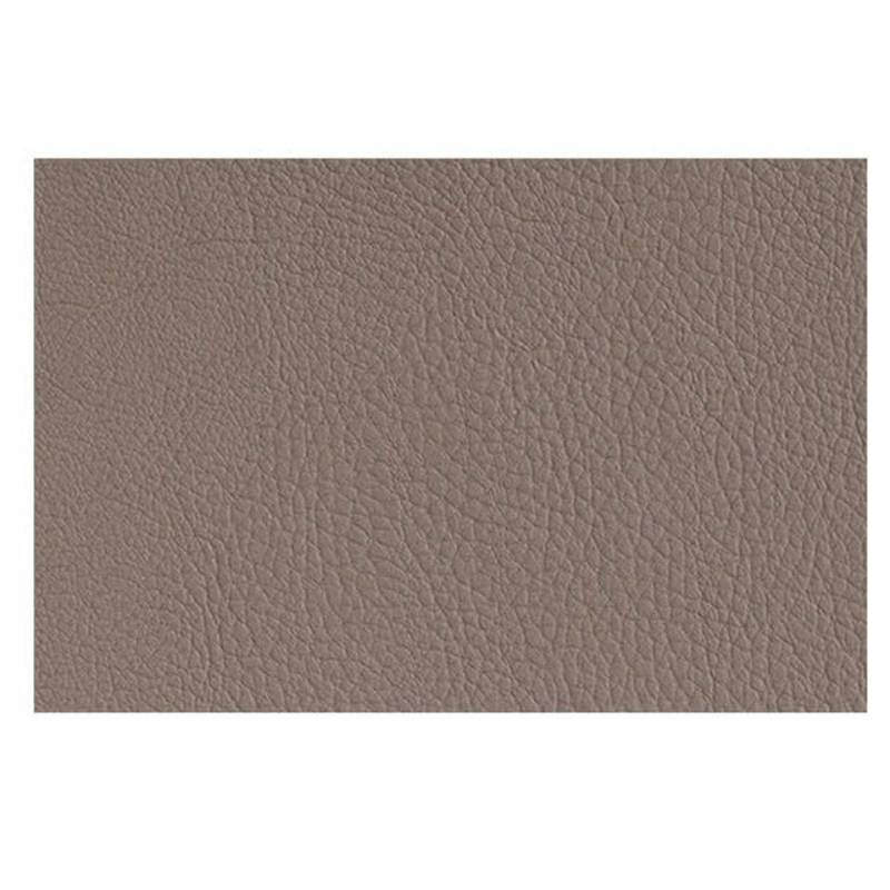 Monaco rectangular placemat in taupe synthetic leather 30x45 cm