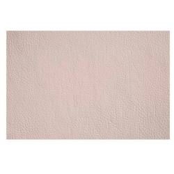 Monaco rectangular placemat in synthetic leather cloud rose 30x45 cm