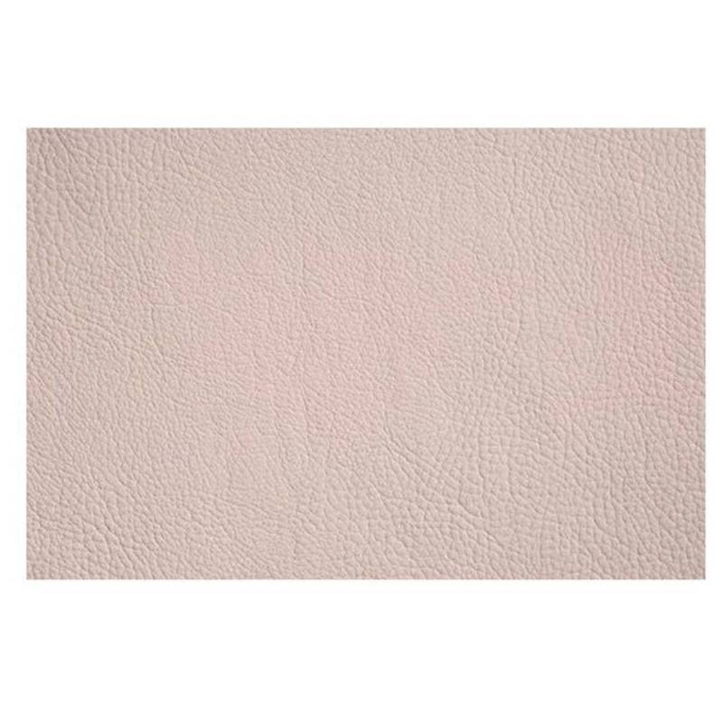 Monaco rectangular placemat in synthetic leather cloud rose 30x45 cm