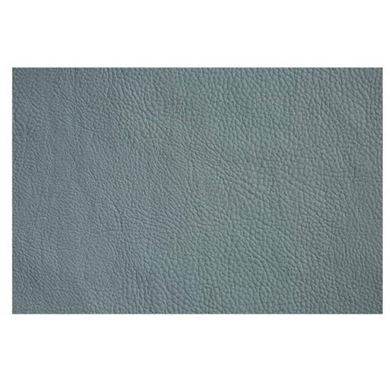 Monaco rectangular placemat in denim grey synthetic leather 30x45 cm