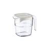 Stackable polycarbonate jug with lid lt 1