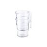 Stackable polycarbonate jug with lid lt 1